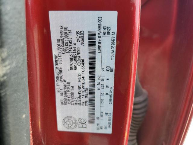 2015 FORD F150 SUPER - 1FTEW1EG4FFC55496