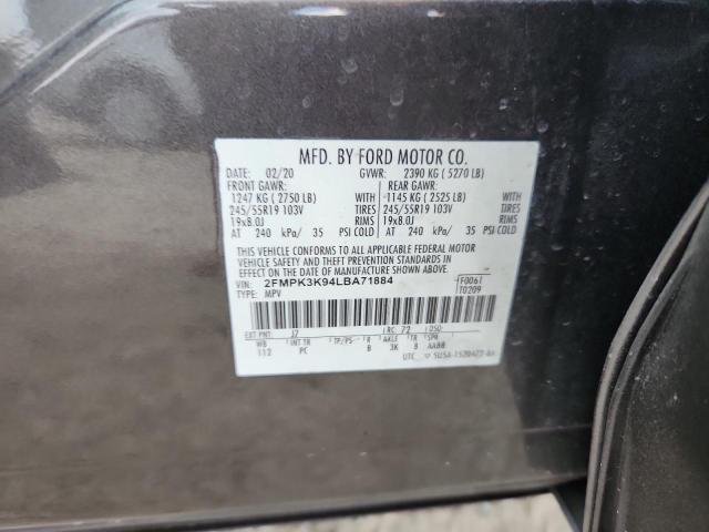 2020 FORD EDGE TITAN 2FMPK3K94LBA71884