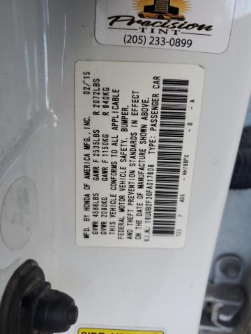 2015 ACURA TLX 19UUB2F36FA017608