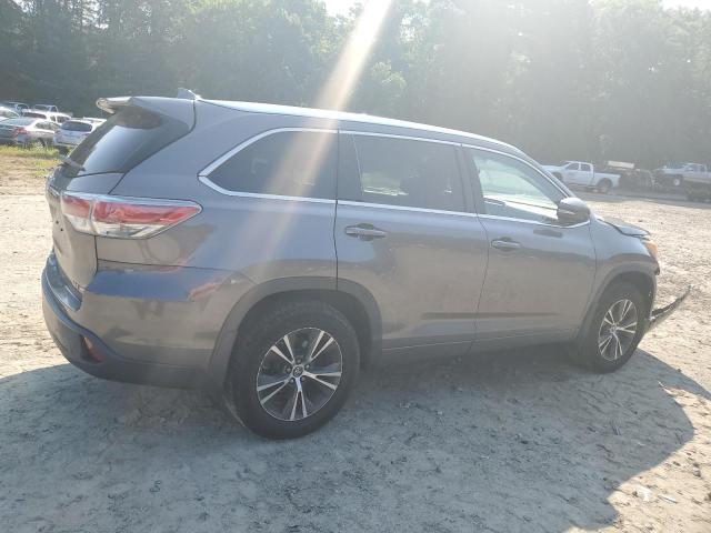 Vin: 5tdjkrfh1gs353550, lot: 63125375, toyota highlander xle 20163