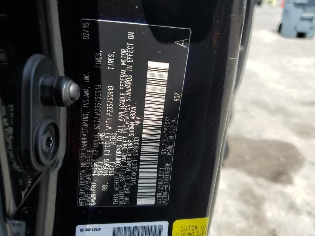 2015 TOYOTA SIENNA SPO 5TDXK3DC1FS588303