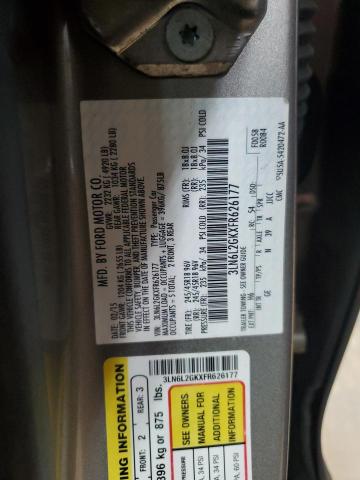 2015 LINCOLN MKZ 3LN6L2GKXFR626177