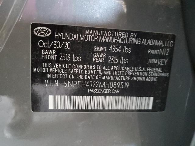 2021 HYUNDAI SONATA LIM 5NPEH4J22MH089519
