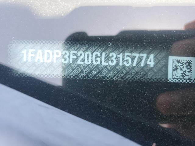 2016 FORD FOCUS SE 1FADP3F20GL315774