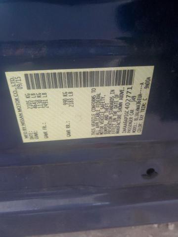 2016 NISSAN MAXIMA 3.5 - 1N4AA6AP1GC402771