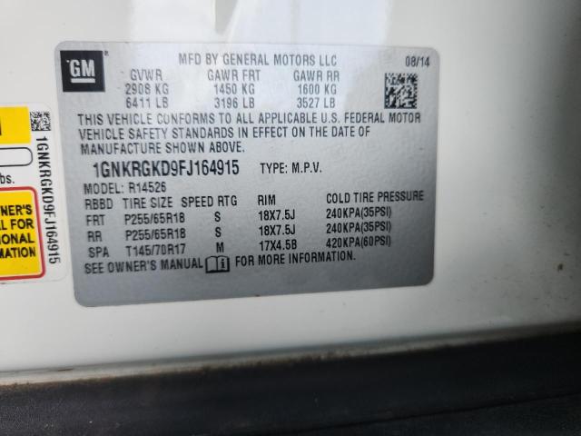 2015 CHEVROLET TRAVERSE L - 1GNKRGKD9FJ164915