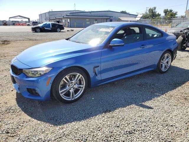 BMW 430I 2018 blue  gas WBA4W3C59JAC97337 photo #1