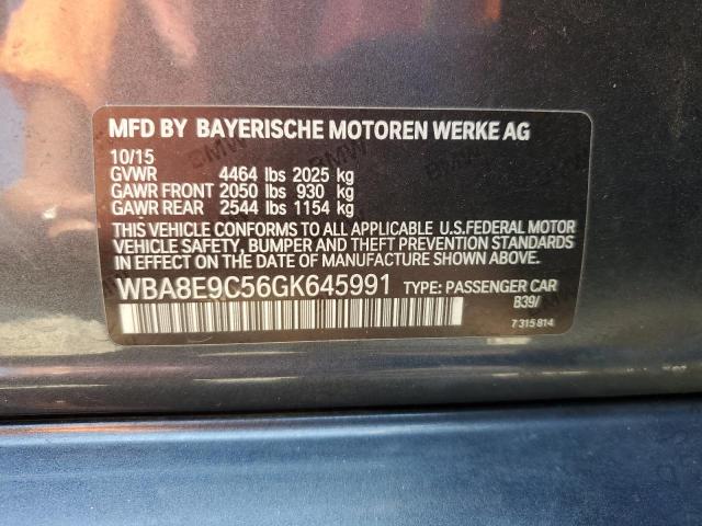 2016 BMW 328 I SULE WBA8E9C56GK645991