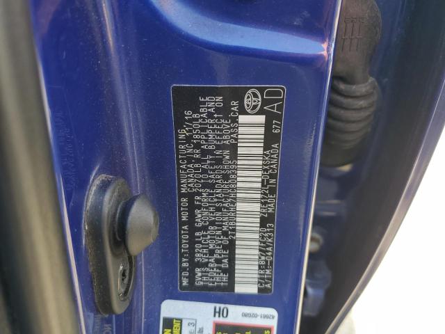 2017 TOYOTA COROLLA L 2T1BURHE7HC808395