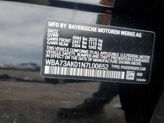 2022 BMW 228XI - WBA73AK01N7L00652