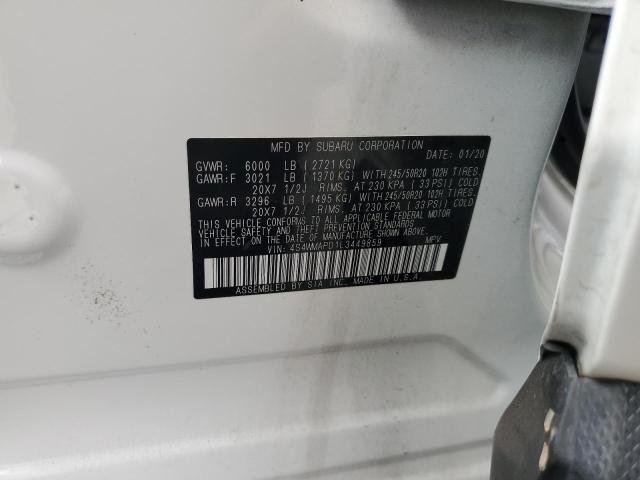 2020 SUBARU ASCENT LIM 4S4WMAPD1L3449859