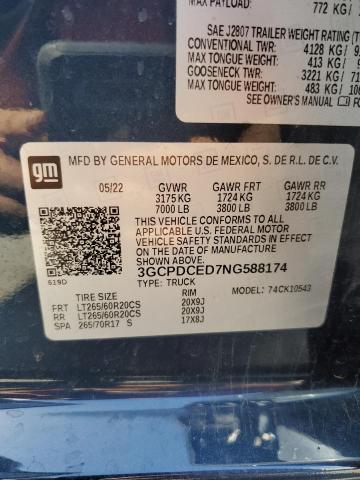 2022 CHEVROLET SILVERADO #3287468991