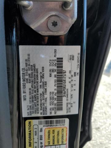 2016 FORD FUSION TIT 3FA6P0RU1GR175787