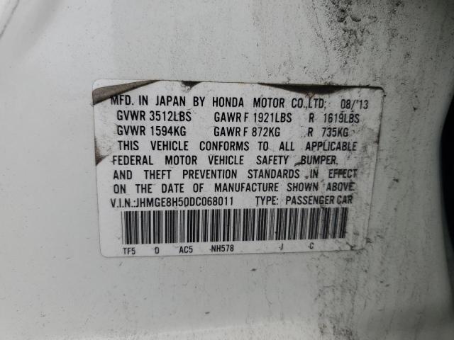 2013 HONDA FIT SPORT #3310429995