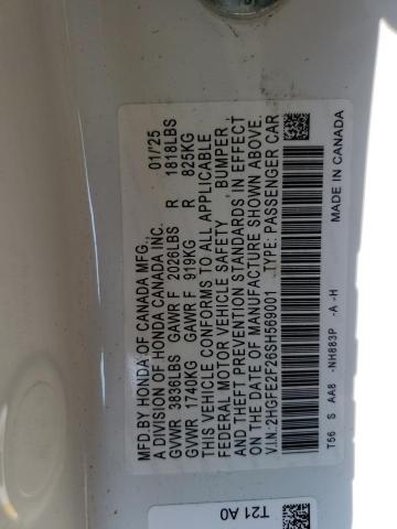 2025 HONDA CIVIC LX - 2HGFE2F26SH569001