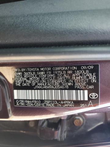 2010 TOYOTA SCION XD - JTKKU4B49AJ054678