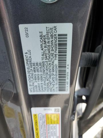 2022 ACURA TLX TECHNO 19UUB5F45NA002431