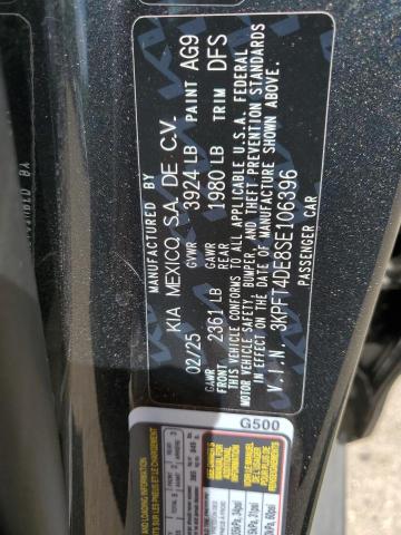 2025 KIA K4 LX 3KPFT4DE8SE106396
