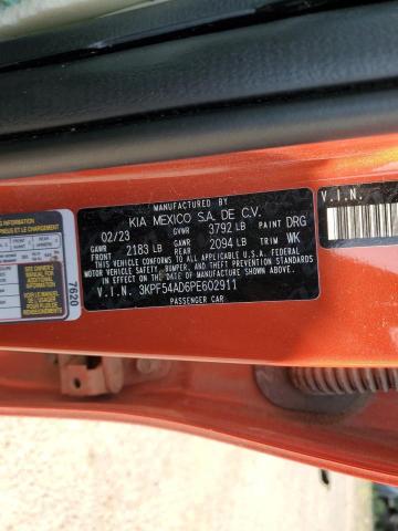 2023 KIA FORTE GT LINE #3292421574