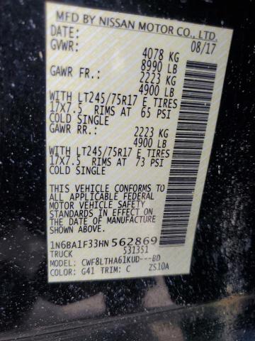 2017 NISSAN TITAN XD S - 1N6BA1F33HN562869