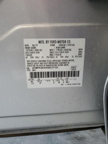 2019 FORD EDGE TITAN 2FMPK4K93KBC37123
