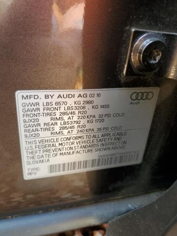 2017 AUDI Q7 PRESTIG - WA1VABF72HD007582