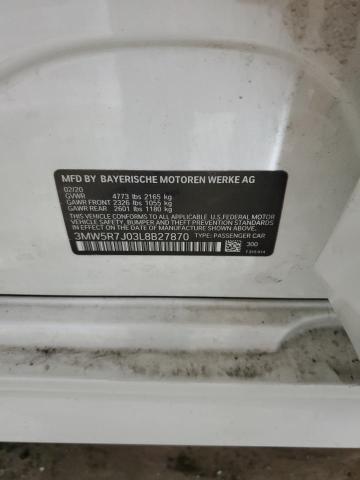 2020 BMW 330XI 3MW5R7J03L8B27870