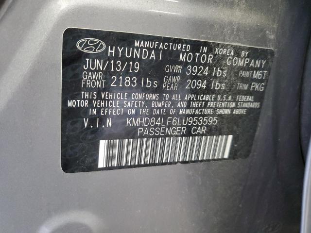 2020 HYUNDAI ELANTRA SE KMHD84LF6LU953595