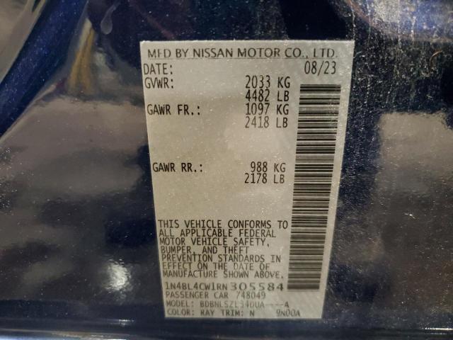 2024 NISSAN ALTIMA SR - 1N4BL4CW1RN305584