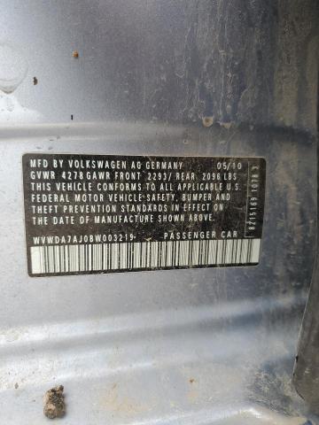 2011 VOLKSWAGEN GOLF - WVWDA7AJ0BW003219