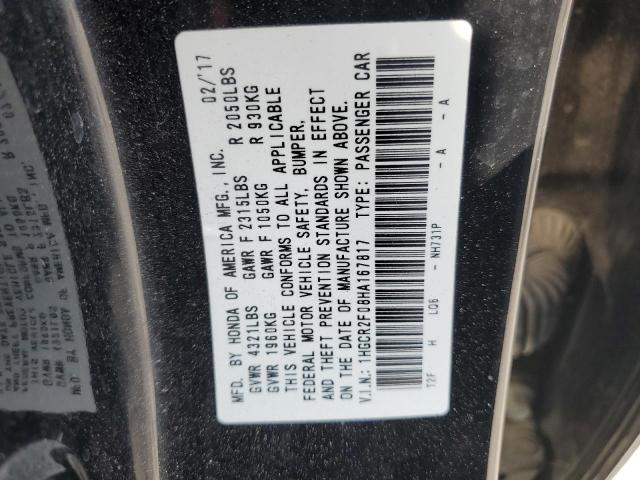 2017 HONDA ACCORD EX 1HGCR2F08HA167817