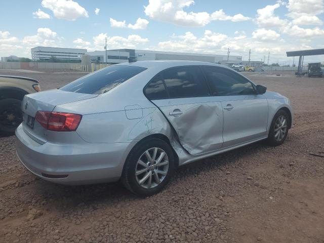 VOLKSWAGEN JETTA SE 2015 silver  gas 3VWD17AJ8FM265086 photo #4