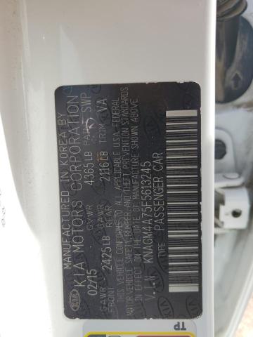 2015 KIA OPTIMA LX KNAGM4A75F5613245