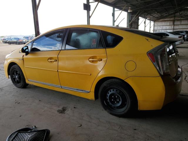 TOYOTA PRIUS 2012 yellow  hybrid engine JTDKN3DU7C1582444 photo #3