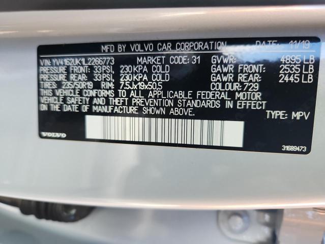 2020 VOLVO XC40 T5 MO YV4162UK1L2266773