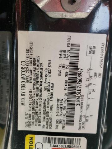 2018 LINCOLN MKZ HYBRID 3LN6L5LU2JR608967