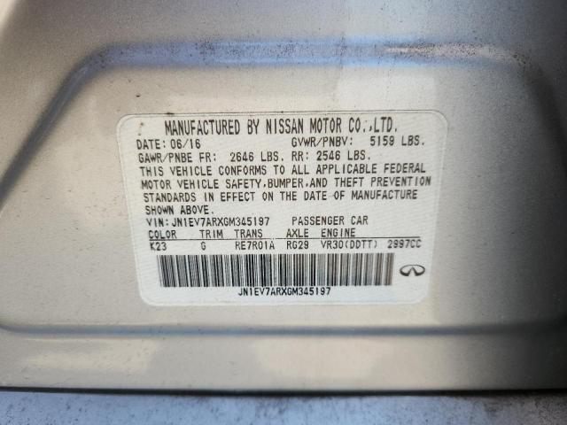 2016 INFINITI Q50 PREMIU JN1EV7ARXGM345197