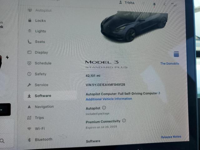 2021 TESLA MODEL 3 5YJ3E1EAXMF849128