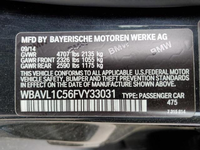 2015 BMW X1 XDRIVE2 - WBAVL1C56FVY33031