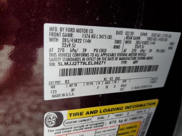 2020 LINCOLN NAVIGATOR - 5LMJJ2TT9LEL08271