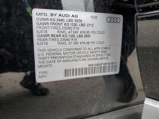 2023 AUDI Q5 PREMIUM WA1ABAFY6P2076011