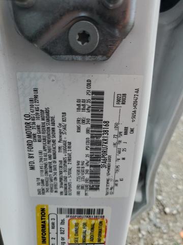 2019 FORD FUSION TIT 3FA6P0RU7KR138168