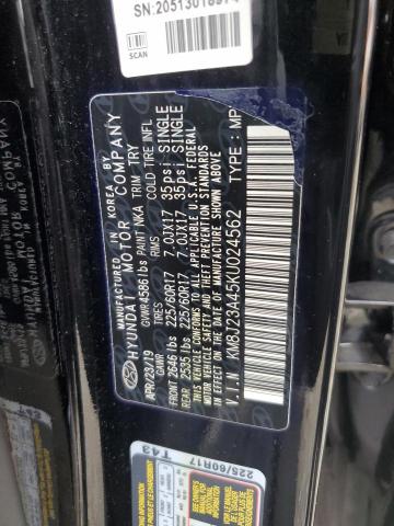 2019 HYUNDAI TUCSON SE KM8J23A45KU024562