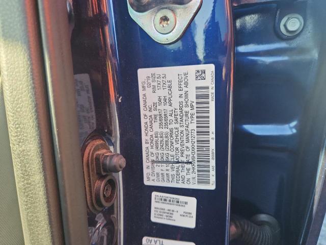 2019 HONDA CR-V LX 2HKRW6H3XKH212773