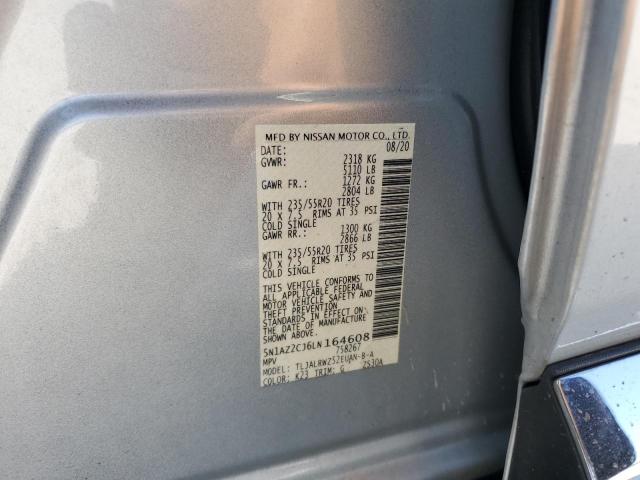 2020 NISSAN MURANO SL 5N1AZ2CJ6LN164608