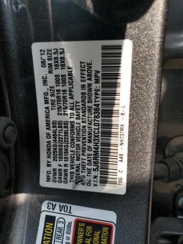 2012 HONDA CR-V LX - 5J6RM4H3XCL078364