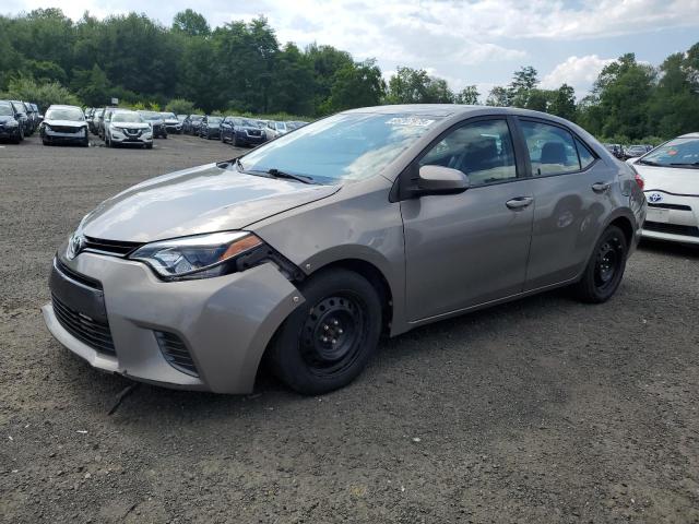 TOYOTA COROLLA L 2015 gray sedan 4d gas 2T1BURHE5FC266873 photo #1