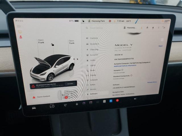 2023 TESLA MODEL Y 7SAYGDEE8PA137712