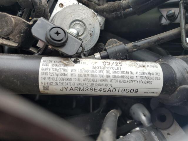2025 YAMAHA YZFR7 JYARM38E4SA019009