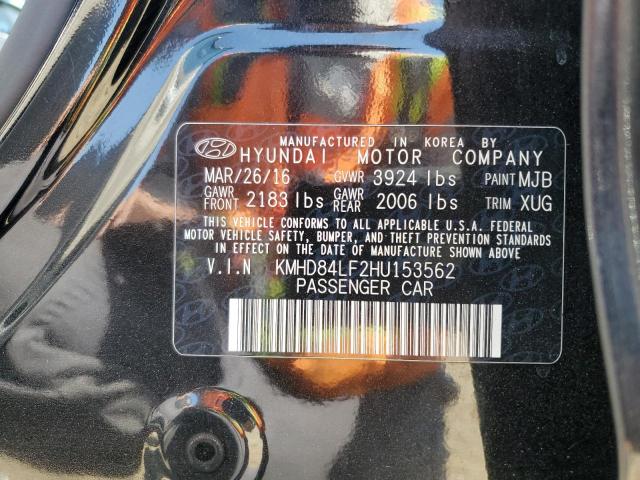 2017 HYUNDAI ELANTRA SE - KMHD84LF2HU153562